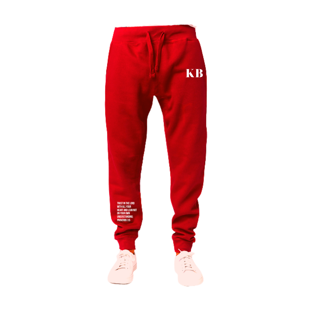 Trust God Premium Fleece Joggers
