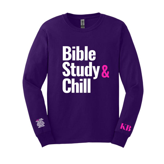 Bible Study & Chill - Longsleeve Tee