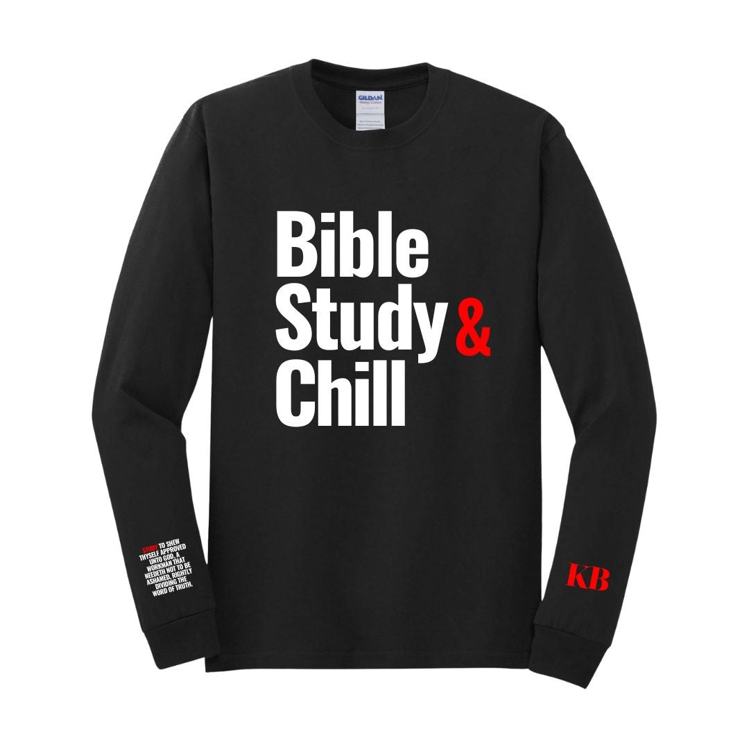 Bible Study & Chill - Longsleeve Tee