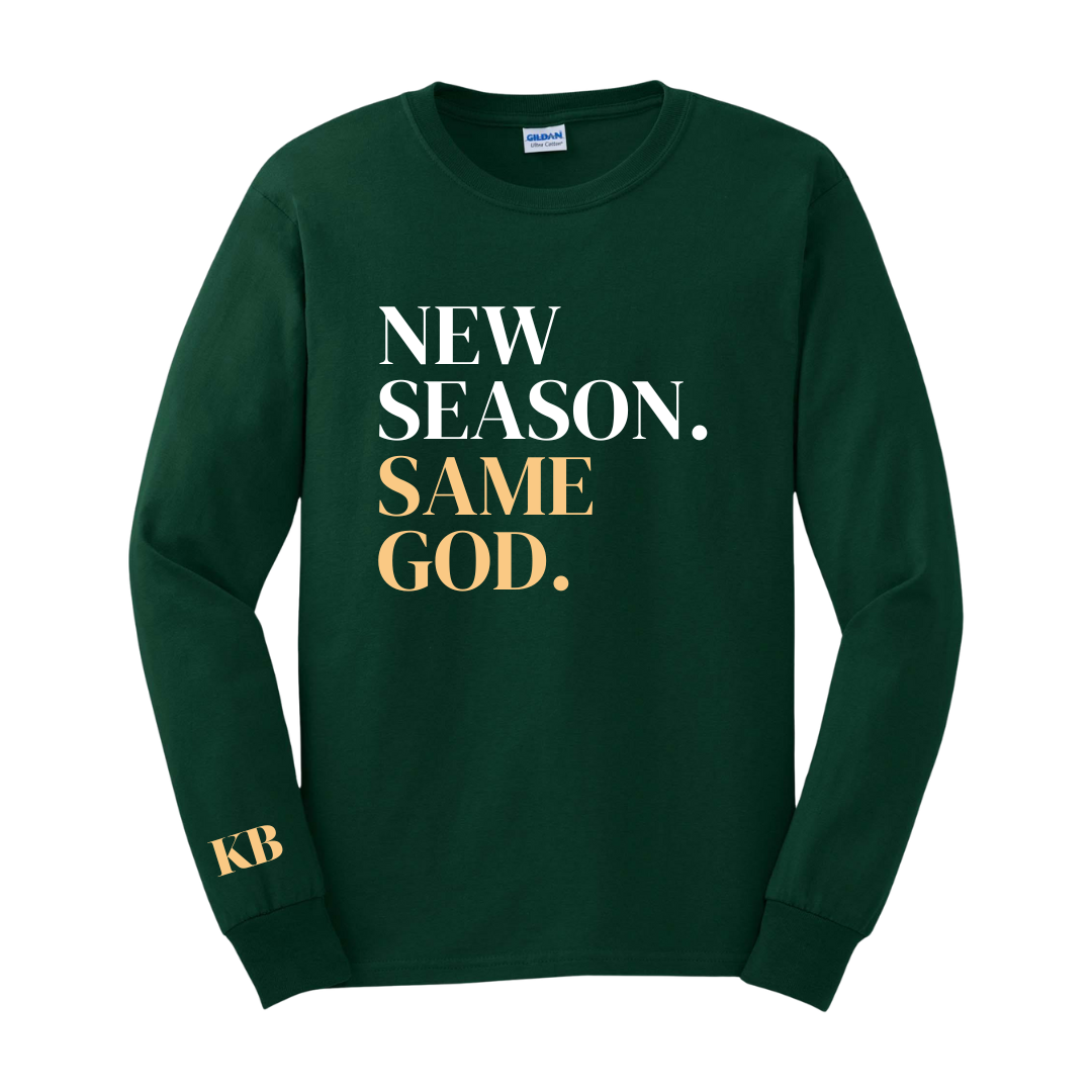 New Season. Same God. Longsleeve Tee