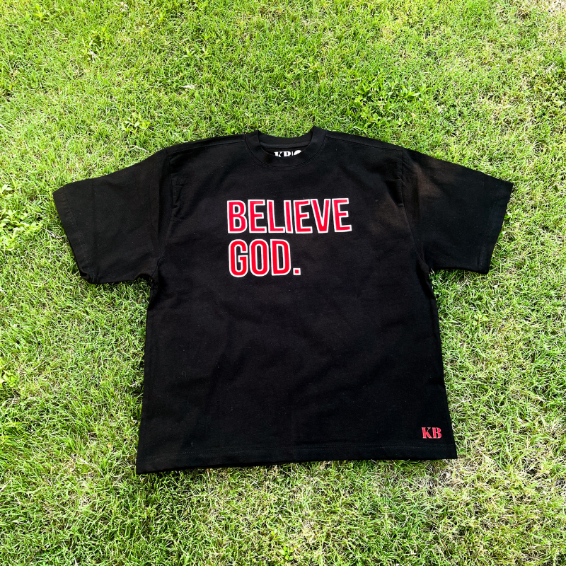 Believe God - Men's Oversized Tee