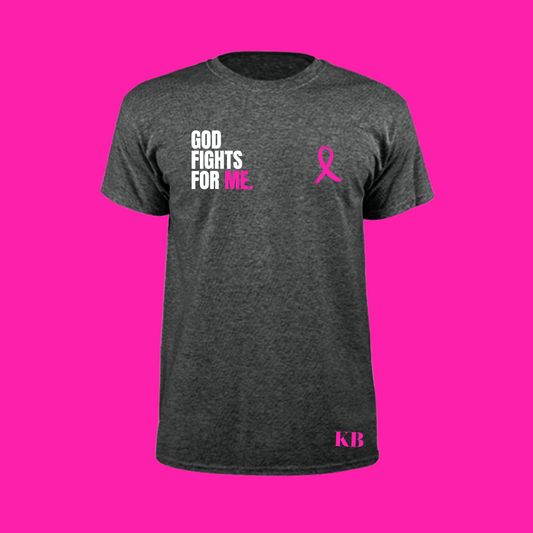 God Fights for Me T-shirt - PINK