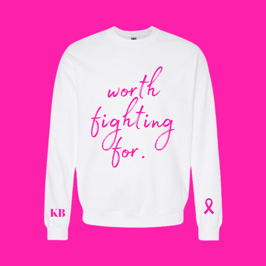 Worth Fighting For Longsleeve T-shirt - PINK