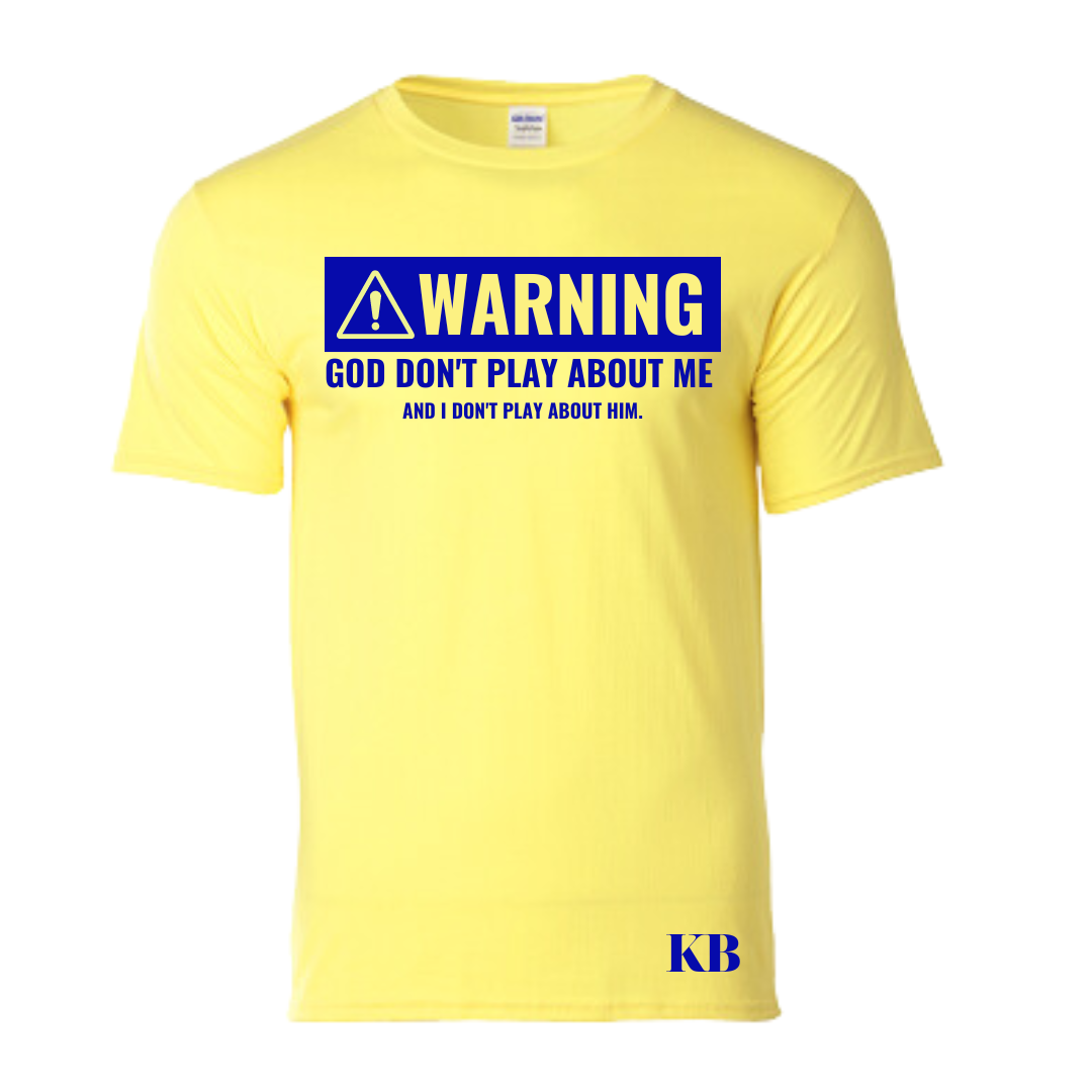 WARNING: God Don't Play About Me - SUMMER COLLECTION