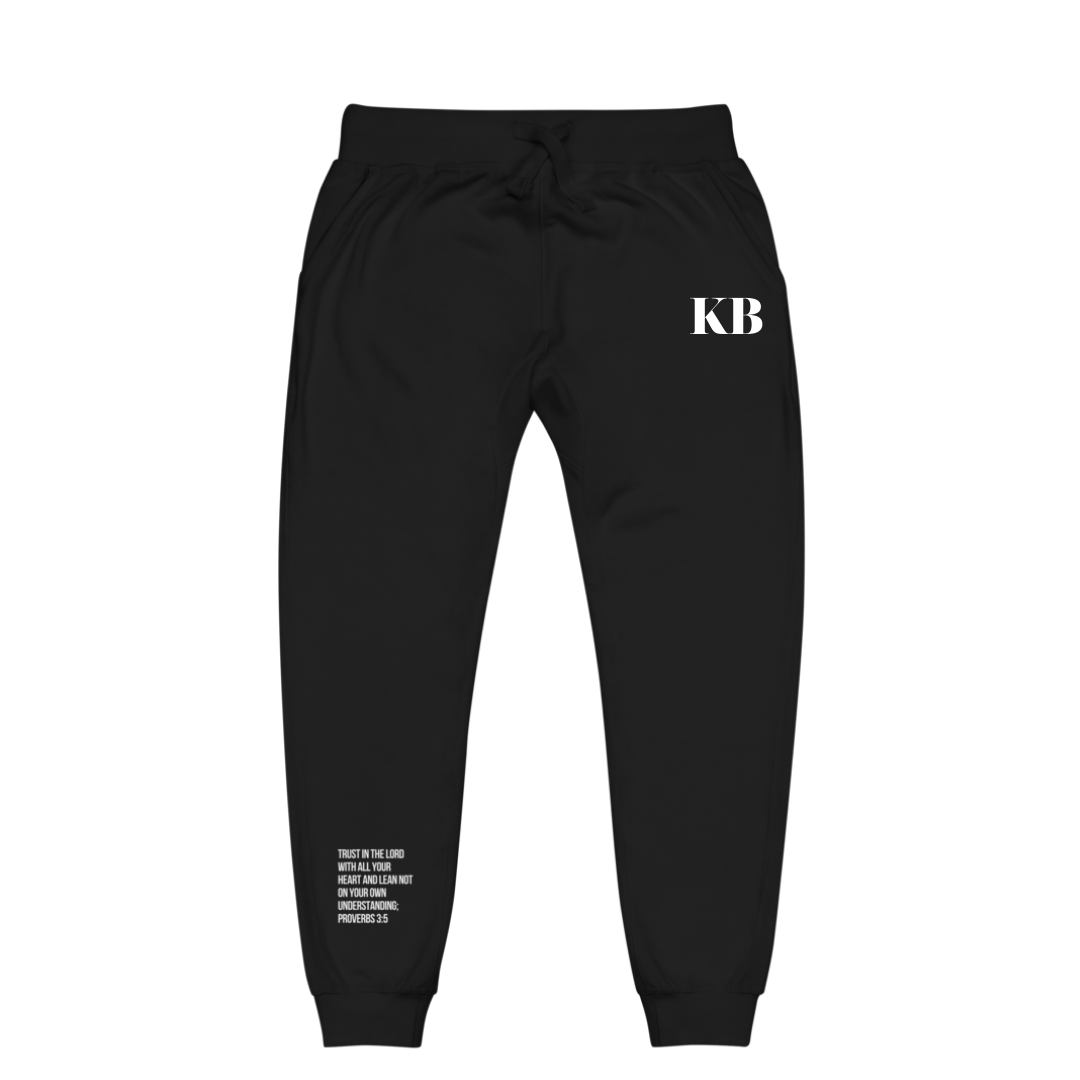 Trust God Premium Fleece Joggers