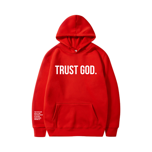 Red Trust God Hoodie